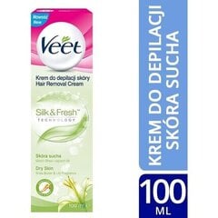 Veet Kremy do depilacji крем для тела 100 ml цена и информация | Средства для депиляции | pigu.lt