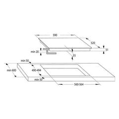 Hisense I6337C kaina ir informacija | Kaitlentės | pigu.lt