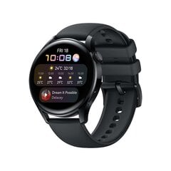 Huawei Watch 3 Active Black kaina ir informacija | Huawei Išmanieji laikrodžiai, apyrankės | pigu.lt