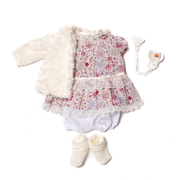 Lėlės drabužiai Reborn Guca 46 cm kaina ir informacija | Žaislai mergaitėms | pigu.lt