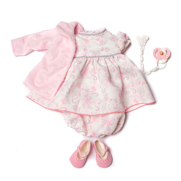 Lėlės drabužiai Reborn Guca 46 cm kaina ir informacija | Žaislai mergaitėms | pigu.lt