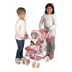 Lėlių vežimėlis Decuevas Martina Twins (72 x 70 x 40 cm) kaina ir informacija | Žaislai mergaitėms | pigu.lt