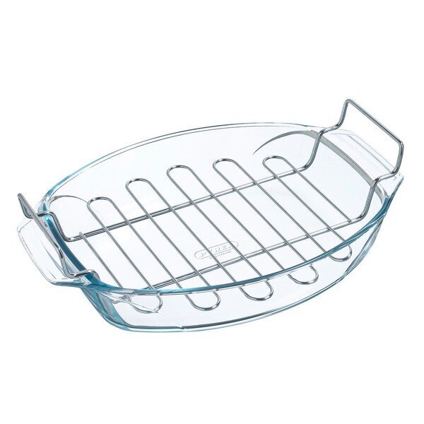 Orkaitės Indas Pyrex Irresistible Skaidrus stiklas (39 x 27 cm) kaina ir informacija | Kepimo indai, popierius, formos | pigu.lt