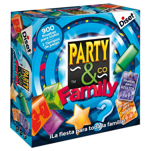 Stalo žaidimas Party & Co Family Diset цена и информация | Stalo žaidimai, galvosūkiai | pigu.lt