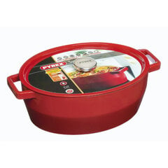 Pyrex puodas su dangčiu Slow Cook, 33 cm kaina ir informacija | Keptuvės | pigu.lt