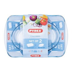 Pyrex kepimo indų rinkinys, 2 vnt. kaina ir informacija | Kepimo indai, popierius, formos | pigu.lt