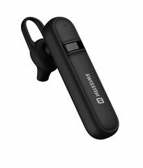 Наушник с функцией MultiPoint / CVC noise reduction Swissten Caller Bluetooth 5.0 HandsFree, черный цена и информация | Свободные руки | pigu.lt