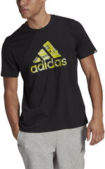 Футболка Adidas M Bos Brtp Fll Black GL3699/L цена и информация | Мужские футболки | pigu.lt