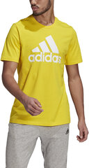 Футболка Adidas M Bl Sj T Yellow GM3248/S цена и информация | Футболка мужская | pigu.lt