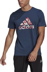 Футболки Adidas M Bos Brtp Fll Blue GL3702/XL цена и информация | Мужские футболки | pigu.lt