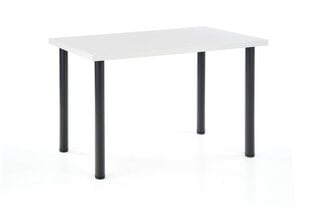 Valgomojo stalas Halmar Modex 2 120, baltas/juodas kaina ir informacija | Virtuvės ir valgomojo stalai, staliukai | pigu.lt