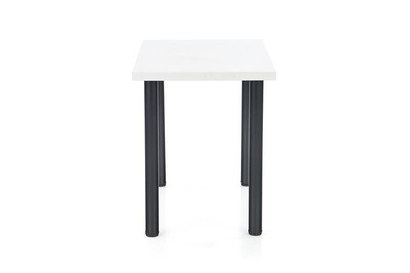 Valgomojo stalas Halmar Modex 2 90, baltas/juodas цена и информация | Virtuvės ir valgomojo stalai, staliukai | pigu.lt