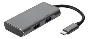 USB разветвлитель Deltaco USBC-HUB201 цена и информация | Адаптеры, USB-разветвители | pigu.lt