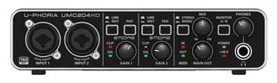 Garso sąsaja Behringer UMC204HD kaina ir informacija | Priedai muzikos instrumentams | pigu.lt