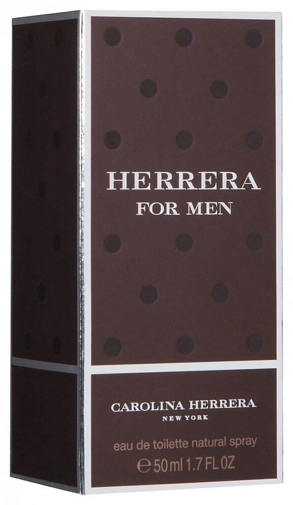 Tualetinis vanduo Carolina Herrera Herrera for Men EDT vyrams 50 ml цена и информация | Kvepalai vyrams | pigu.lt