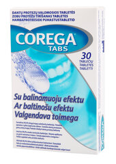 Таблетки COREGA DENTAL WHITE, 30 шт. цена и информация | Зубные щетки, пасты | pigu.lt