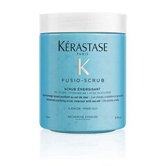 Kérastase Fusio-Scrub Scrub Énergisant šveičiamasis kremas riebiai galvos odai 500 ml kaina ir informacija | Priemonės plaukų stiprinimui | pigu.lt