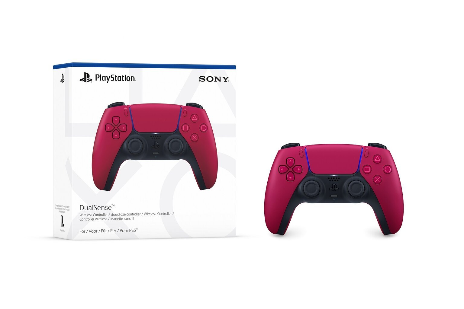 Sony Playstation 5 DualSense Cosmic Red цена и информация | Žaidimų pultai  | pigu.lt