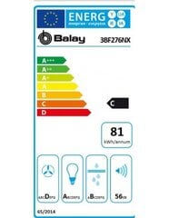 Balay 3BF276NX 75 610 kaina ir informacija | Balay Buitinė technika ir elektronika | pigu.lt