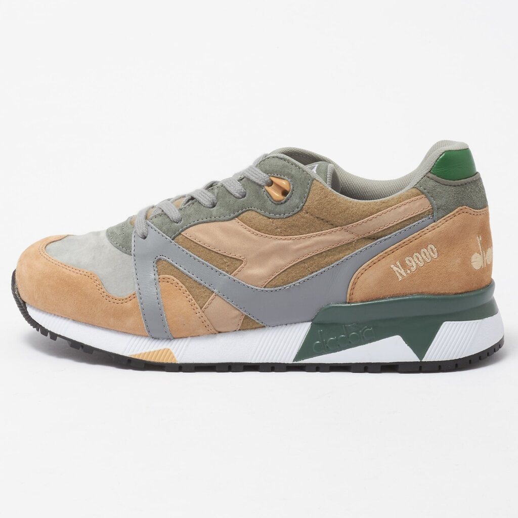 Laisvalaikio bateliai vyrams Diadora N9000 Italia Alpini Green Wreath of Flowers 172304 70142, įvairių spalvų цена и информация | Kedai vyrams | pigu.lt