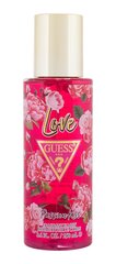 Kvapusis kūno purškiklis Guess Love Passion Kiss 250 ml kaina ir informacija | Guess Originalios dovanos | pigu.lt