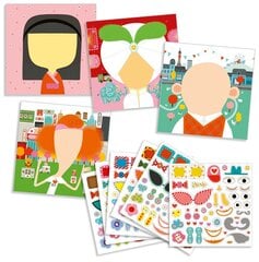 Картинки для украшения наклейками Djeco Все разные, 16 шт. цена и информация | Принадлежности для рисования, лепки | pigu.lt
