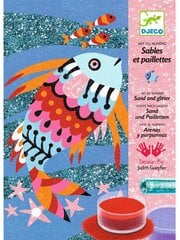 Piešimo smėliu rinkinys Djeco Vaivorykštės žuvis, 4 paveikslėliai kaina ir informacija | Piešimo smėliu rinkinys Djeco Vaivorykštės žuvis, 4 paveikslėliai | pigu.lt