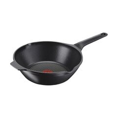 Wok keptuvė Tefal AROMA Ø 28 cm Titanium Excellence Juoda kaina ir informacija | Keptuvės | pigu.lt