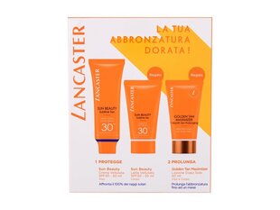 Rinkinys Lancaster Sun Beauty: kremas nuo saulės SPF30, 50 ml + pienelis nuo saulės SPF30, 50 ml + losjonas po deginimosi, 50 ml kaina ir informacija | Kremai nuo saulės | pigu.lt