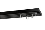 Lubinis karnizas trigubas PVC bėgelis su kabliukais, 180 cm