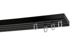 Lubinis karnizas trigubas PVC bėgelis su kabliukais, 360 cm
