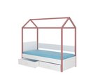 Lova ADRK Furniture Otello 80x180 cm, rožinė/balta