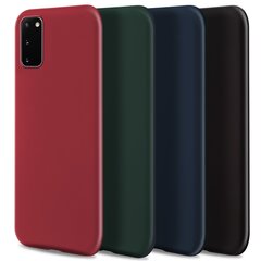 Чехол Moozy Lifestyle для Huawei P30 Lite, силиконовый чехол с матовым покрытием и подкладкой из мягкой микрофибры, темно-зеленый цена и информация | Чехлы для телефонов | pigu.lt