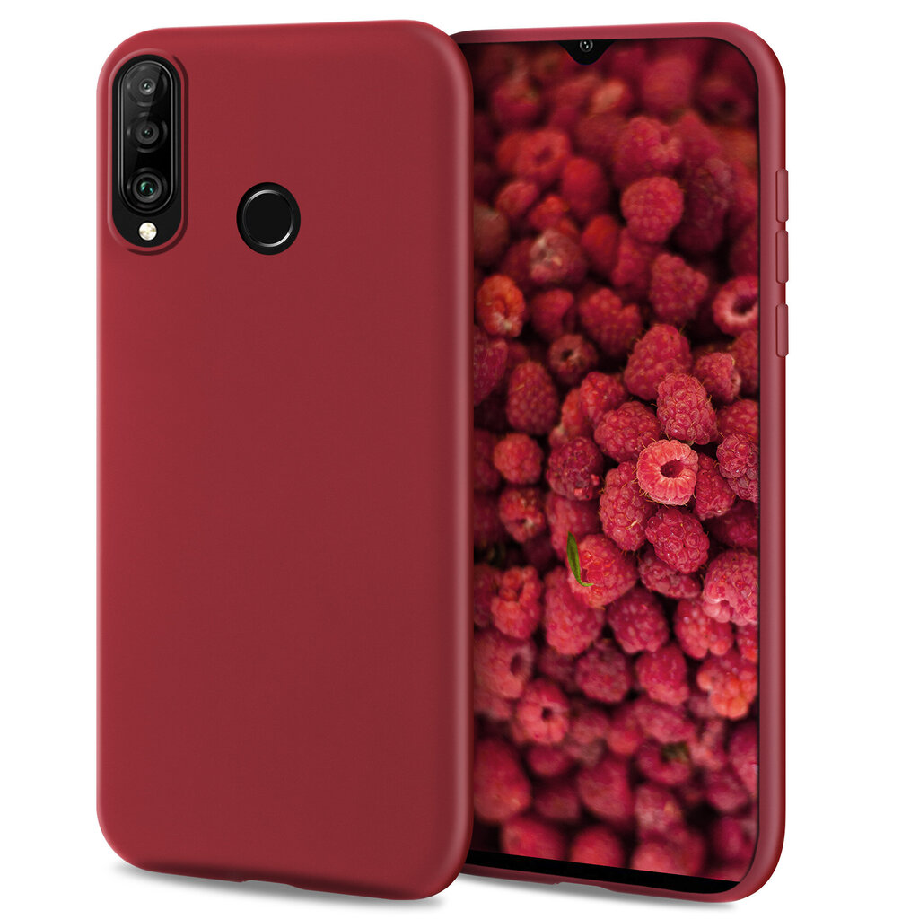 Moozy Lifestyle dėklas, skirtas Huawei P30 Lite, tamsiai rožinė kaina ir informacija | Telefono dėklai | pigu.lt
