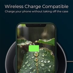 Чехол Moozy Lifestyle для iPhone 12 mini, силиконовый чехол с матовым покрытием и подкладкой из мягкой микрофибры, темно-зеленый цена и информация | Чехлы для телефонов | pigu.lt