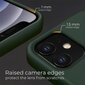 Moozy Lifestyle dėklas, skirtas iPhone 12 mini, tamsiai žalias kaina ir informacija | Telefono dėklai | pigu.lt