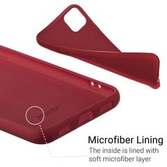 Чехол Moozy Lifestyle для iPhone 12 mini, силиконовый чехол с матовым покрытием и подкладкой из мягкой микрофибры, винтажный розовый цена и информация | Чехлы для телефонов | pigu.lt