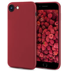 Чехол Moozy Lifestyle для iPhone SE 2020, iPhone 8 и iPhone 7, силиконовый чехол с матовым покрытием и подкладкой из мягкой микрофибры, винтажный розовый цена и информация | Чехлы для телефонов | pigu.lt