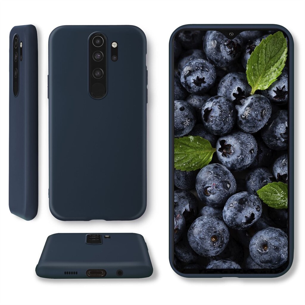 Moozy Lifestyle dėklas, skirtas Xiaomi Redmi Note 8 Pro, mėlynas kaina ir informacija | Telefono dėklai | pigu.lt