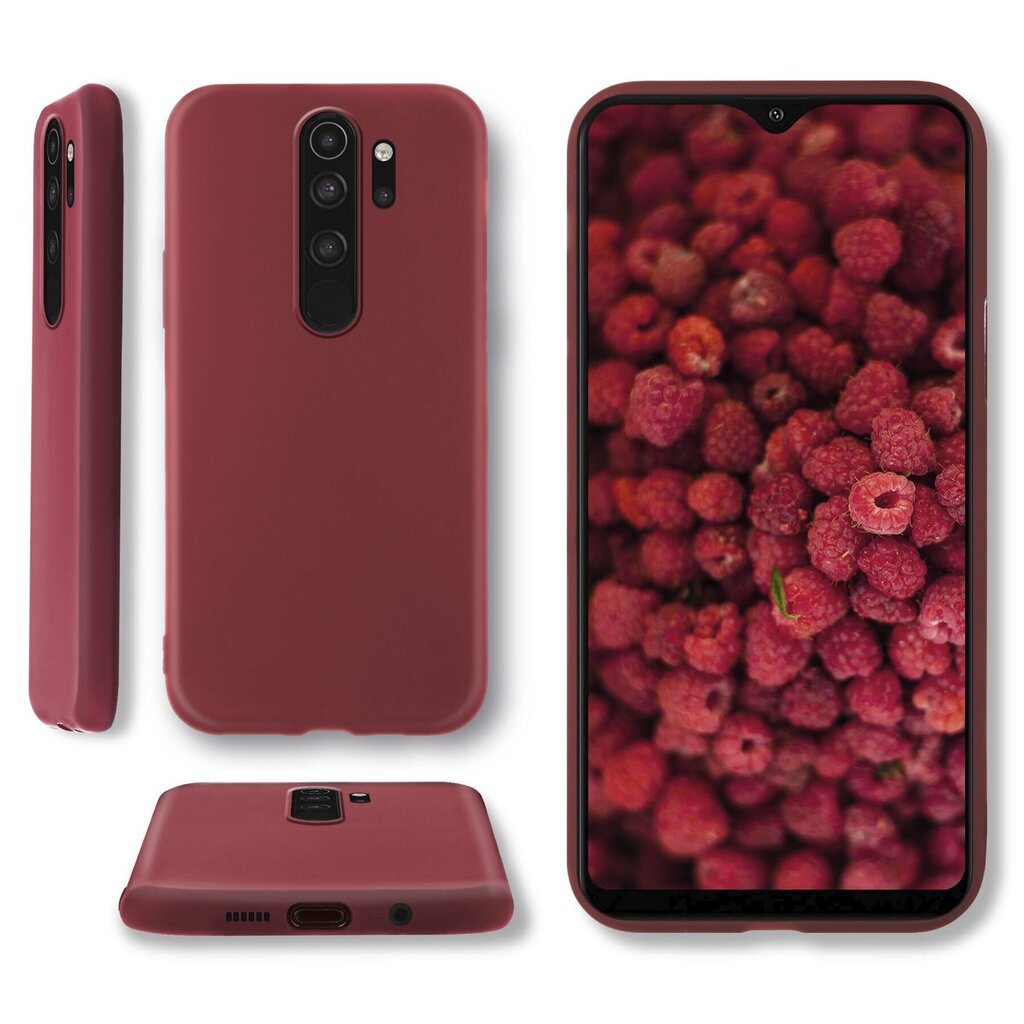 Moozy Lifestyle dėklas, skirtas Xiaomi Redmi Note 8 Pro, tamsiai rožinė kaina ir informacija | Telefono dėklai | pigu.lt