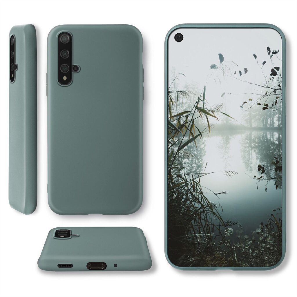 Moozy Minimalist dėklas, skirtas Huawei Nova 5T ir Honor 20, melsvas kaina ir informacija | Telefono dėklai | pigu.lt