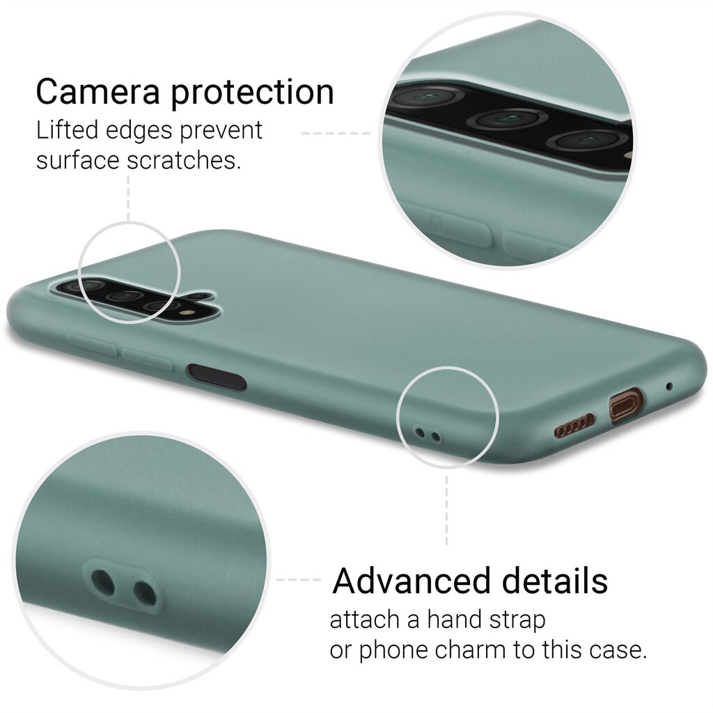 Moozy Minimalist dėklas, skirtas Huawei Nova 5T ir Honor 20, melsvas kaina ir informacija | Telefono dėklai | pigu.lt