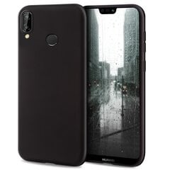 Moozy Minimalist dėklas, skirtas Huawei P20 Lite, juodas kaina ir informacija | Telefono dėklai | pigu.lt