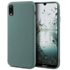 Moozy Minimalist dėklas, skirtas Huawei Y6 2019, pilkai mėlynas kaina ir informacija | Telefono dėklai | pigu.lt