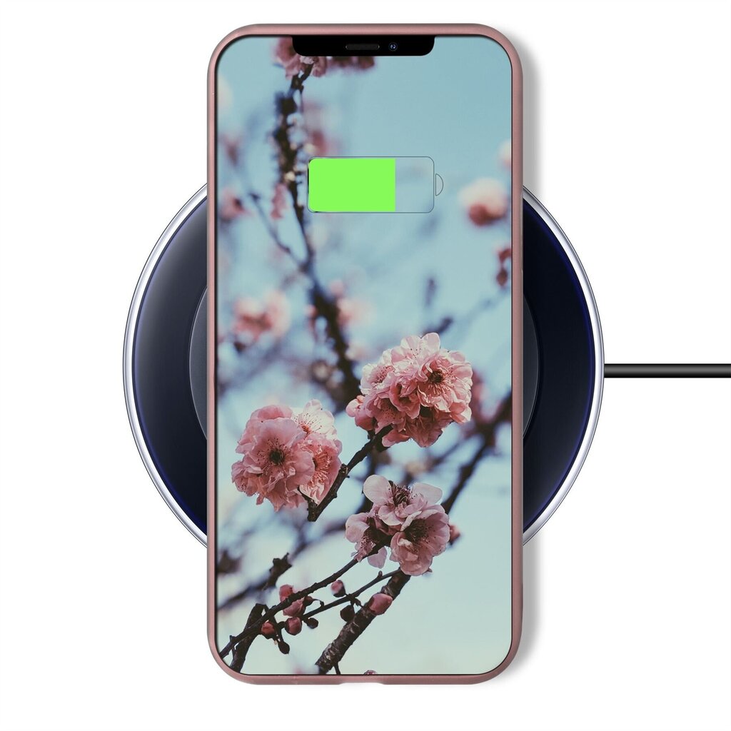 Moozy Minimalist dėklas, skirtas iPhone 11, smėlio rožinė kaina ir informacija | Telefono dėklai | pigu.lt