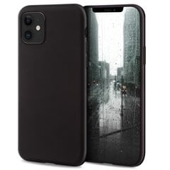 Moozy Minimalist dėklas, skirtas iPhone 11, juodas kaina ir informacija | Telefono dėklai | pigu.lt