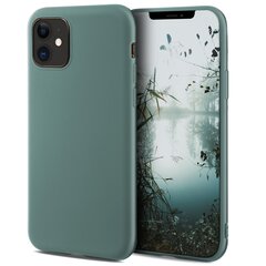 Силиконовый чехол Moozy Minimalist для iPhone 11, тонкий и матовый чехол из силикона TPU, серо-голубой цена и информация | Чехлы для телефонов | pigu.lt