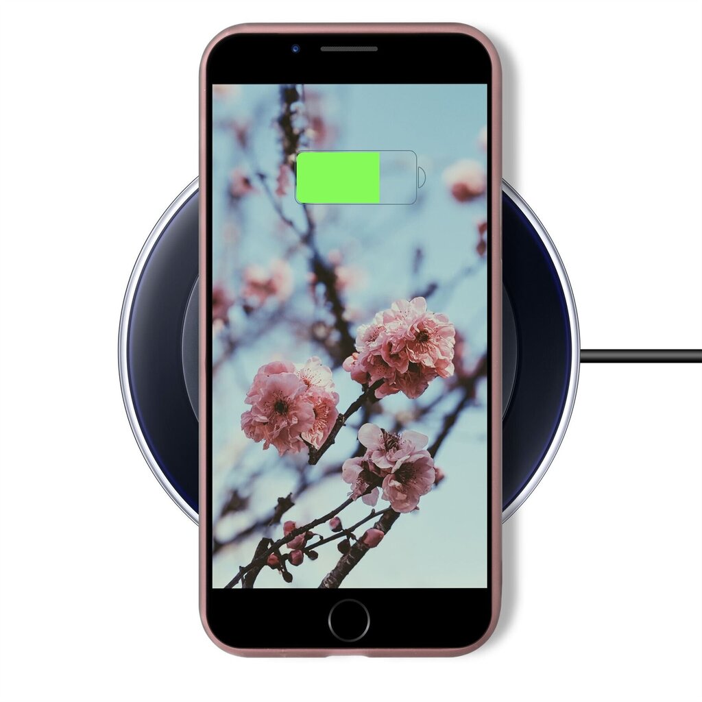 Moozy Minimalist dėklas, skirtas iPhone SE 2020, iPhone 8 ir iPhone 7, smėlio rožinė цена и информация | Telefono dėklai | pigu.lt