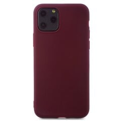 Силиконовый чехол Moozy Minimalist для iPhone SE 2020, iPhone 8 и iPhone 7, тонкий и матовый чехол из силикона TPU, винно-красный цена и информация | Чехлы для телефонов | pigu.lt