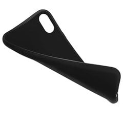 Силиконовый чехол Moozy Minimalist для iPhone X и iPhone XS, тонкий и матовый чехол из силикона TPU, черный цена и информация | Чехлы для телефонов | pigu.lt